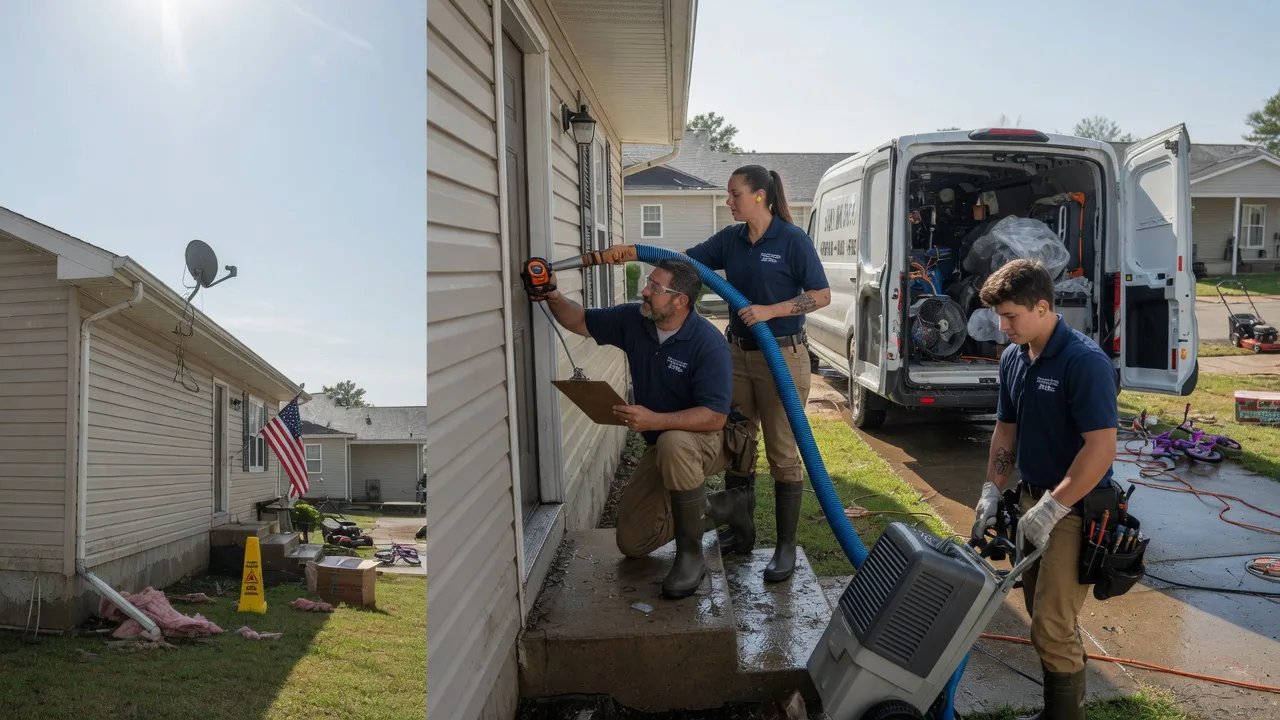 Ceiling Water Damage Restoration in Altus, OK near me